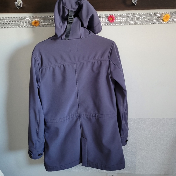 MEC Lined Jacket With Inside Pockets and Adjustable Hood Size Medium - Picture 2 of 7